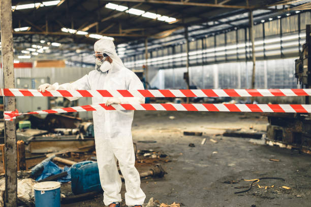 Professional Sewage Cleanup technician working in Clifton, CO